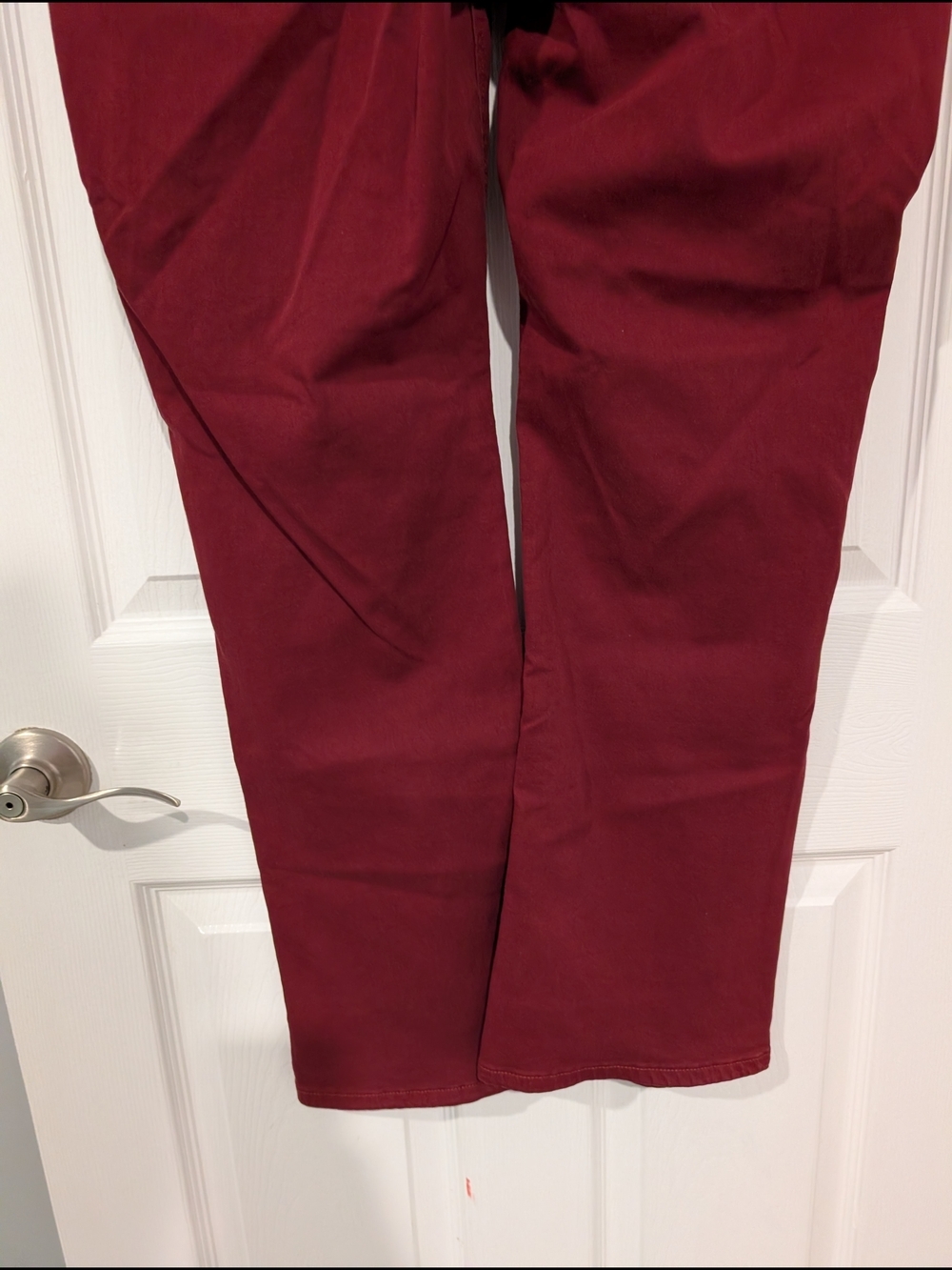 M Jeans by Maurices Burgundy Slim Boot High Rise Jean in Size 16W - Picture 9 of 12
